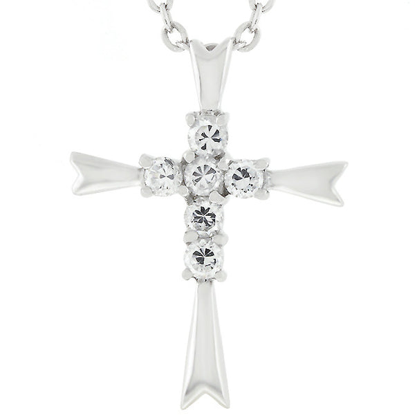 Coupled Cross Pendant