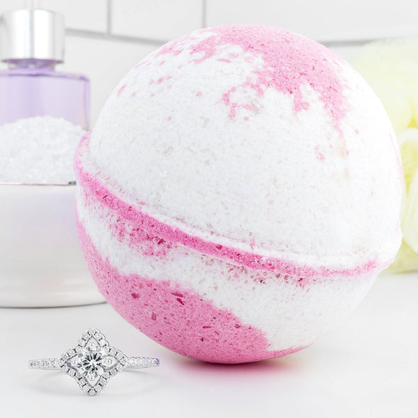 Raspberry Fizz Jewelry Bath Bomb